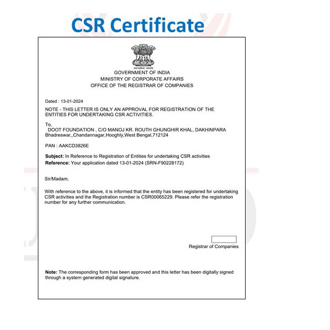 CSR Certificate